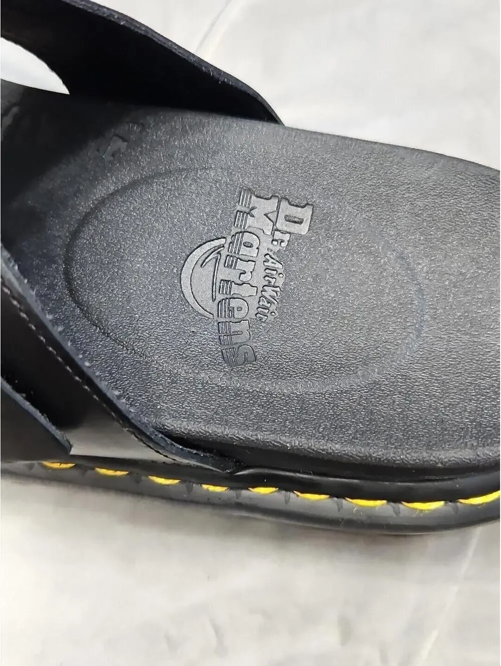 Dr. Doc’s Martens DM Myles Mens 14 US Black Leather Outdoor Strappy Sandals NEW